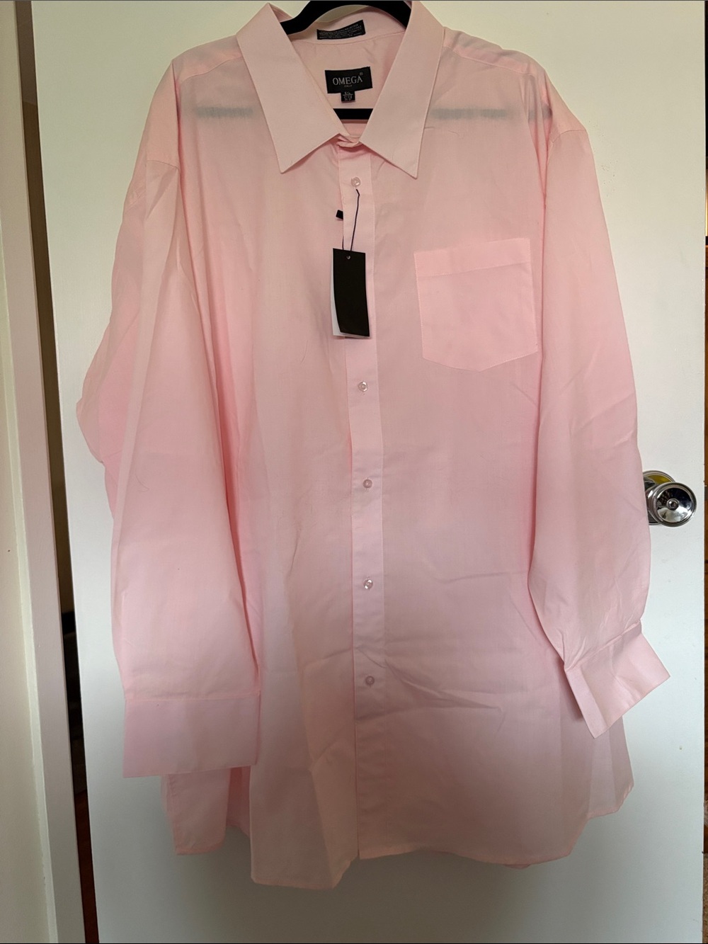 Men’s Italian pink dress shirt